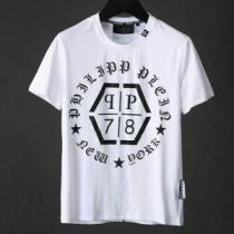乾きやすい 半袖Tシャツ 2色可選 フィリッププレイン PHILIPP PLEI...