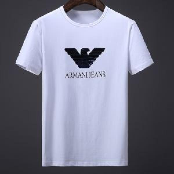 細身のシルエット 2色可選 2026春夏新作 アルマーニ ARMANI 半袖Tシャツ 圧倒的人気新着