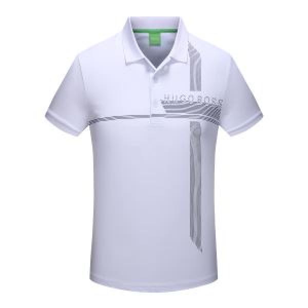 自然な肌触り ヒューゴボス HUGO BOSS 半袖Tシャツ 3色可選 オシャレを満喫できる 2026春夏新作