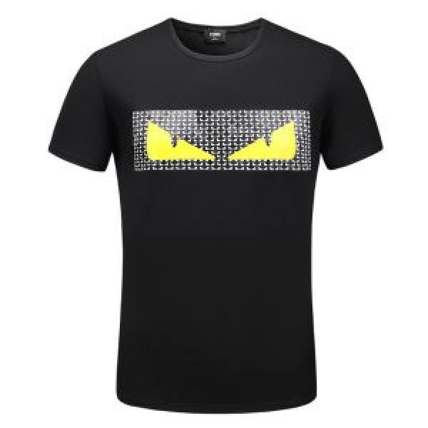 上品でベーシック 3色可選  2026春夏新作 半袖Tシャツ フェンディ FENDI シンプル