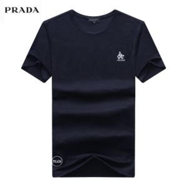 着心地満点 プラダ PRADA  半袖Tシャツ 2026春夏新作 有名人同じアイテム 3色可選