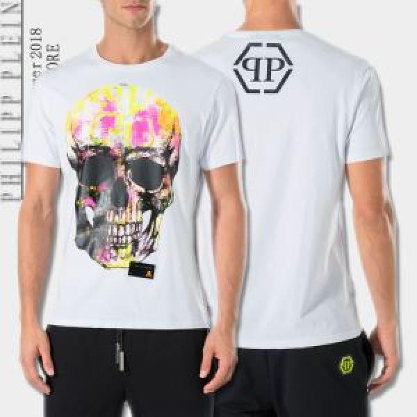 快適な着心地 2026春夏新作 半袖Tシャツ 2色可選 おすすめデザイン フィリッププレイン PHILIPP PLEIN
