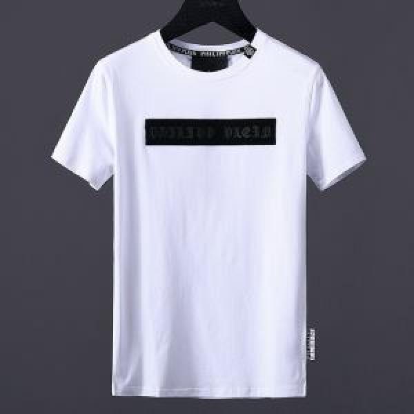 2026春夏新作 大人キレイめ 半袖Tシャツ 2色可選 フィリッププレイン PHILIPP PLEIN 細身のシルエット