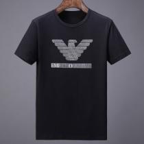 アルマーニ ARMANI 半袖Tシャツ 有名人同じアイテム 2色可選 2026春...