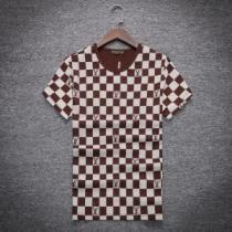 LOUIS VUITTON半袖Ｔシャツルイヴィトンダミエ柄ロゴクルーネックTシャツインナー