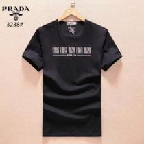 しわになりにくい プラダ PRADA  半袖Tシャツ 2026春夏新作 3色可選...