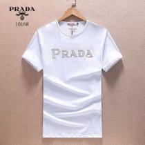 プラダ PRADA 半袖Tシャツ 2026春夏新作 お買い得 3色可選 細身のシ...