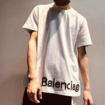 肌に馴染みやすい 2026春夏新作 超定番人気 半袖Tシャツ 2色可選 バレンシ...