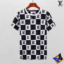 高感度アイテム シンプル 半袖Tシャツ ルイ ヴィトン LOUIS VUITTO...