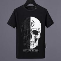 半袖Tシャツ 3色可選 フィリッププレイン PHILIPP PLEIN 通気性に...