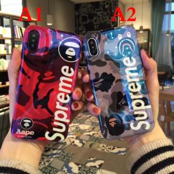 4色可選 シュプリーム SUPREME 18ＳＳ美品 ファッショニスタ愛用 iphoneX ケース カバー