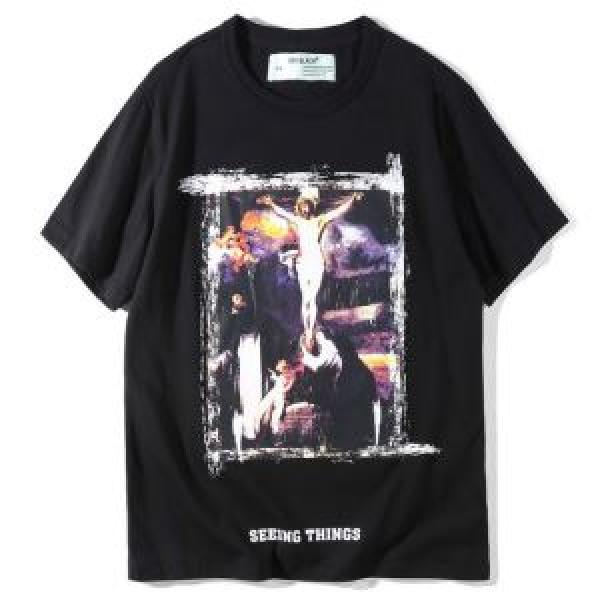 ラックスした雰囲気 半袖Tシャツ 2色可選 これは欲しい 2026最安値！ Off-White オフホワイト