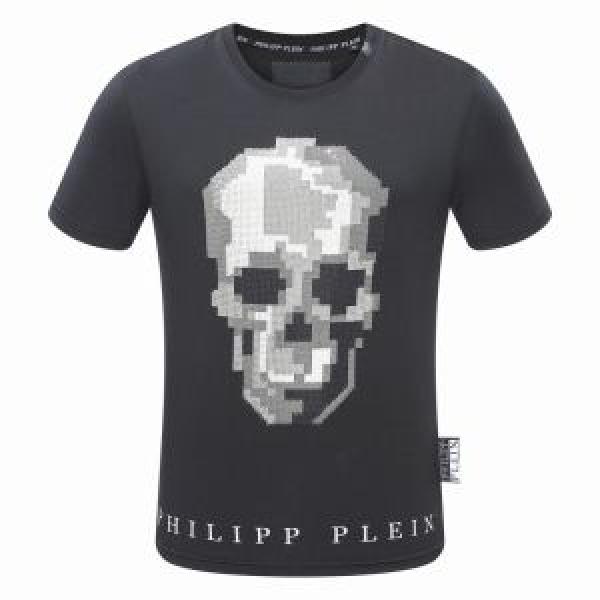 半袖Tシャツ 2色可選 18ＳＳ美品 フィリッププレイン PHILIPP PLEIN 希少性の高い