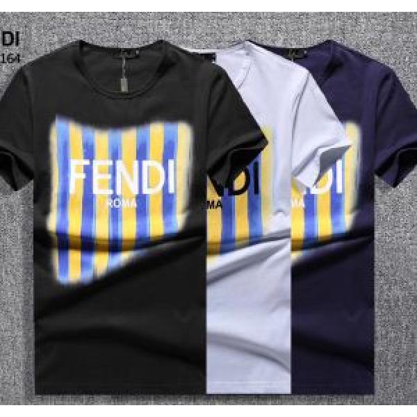 人気デザインで欲しい フェンディ FENDI 2026年人気満々のブランド 半袖Tシャツ 3色可選