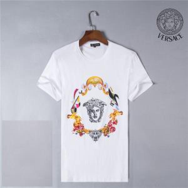 絶妙な新商品 ヴェルサーチ VERSACE 半袖Tシャツ 2026最安値！ 2色可選 良好品