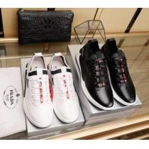 2026最高ランキング 2色可選 プラダ PRADA カジュアルシューズ 有名人...