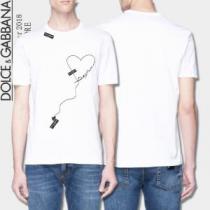 欧米韓流 上品でベーシック 2色可選 半袖Tシャツ ドルチェ＆ガッバーナ Dol...