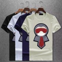 4色可選 フェンディ FENDI 2026年春夏入荷 ネット販売限定 半袖Tシャ...