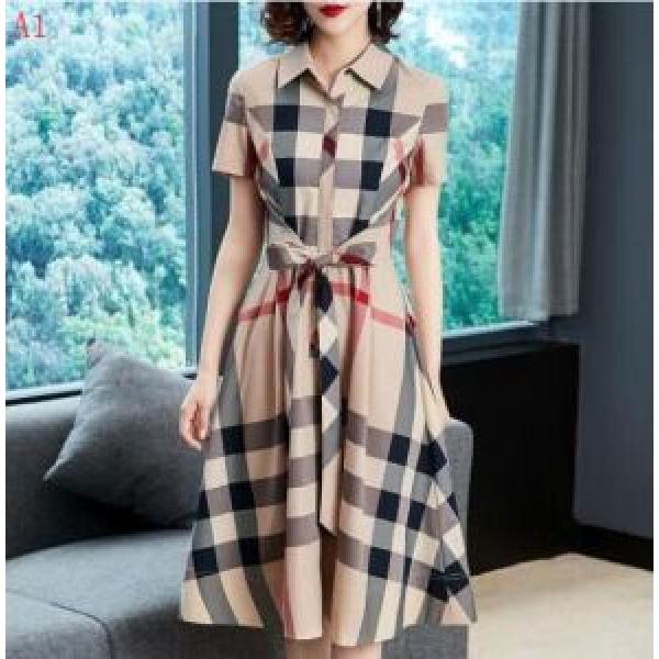 ネット販売限定BURBERRY 柔らかな質感2026最安値！多色可選ワンピース バーバリー