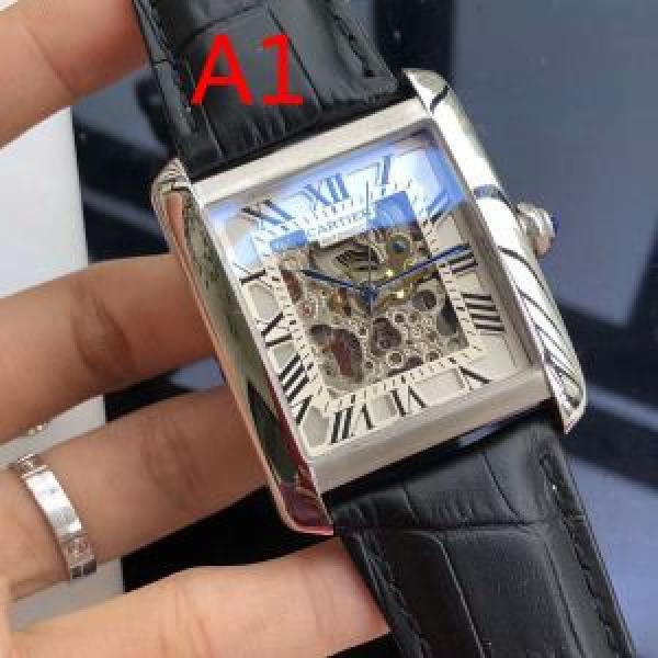超目玉新作 カルティエ CARTIER 2026夏の定番新品到来! 透かし彫りムーブメント 男性用腕時計 多色可選