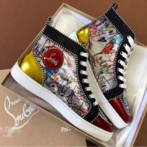 Christian Louboutinルブタンスニーカーコピー超激得100%新品メンズハイカットシューズ通勤通学靴
