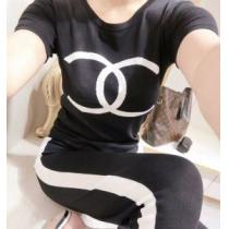 CH 2026人気の主流アイテム１着は持つべき2色可選Tシャツ/半袖 CH 上下セット