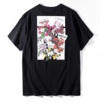 オシャレを満喫できる半袖Tシャツオフホワイト 3色可選 Off-White202...