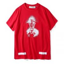 カッコいい印象を付ける半袖Tシャツ Off-White オフホワイト2色可選20...