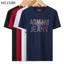 今季新作登場 4色可選 アルマーニ ARMANI 品良く 半袖Tシャツ 2026...