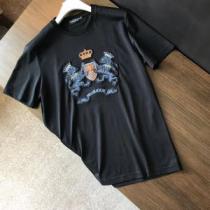 今季新作登場 ドルチェ＆ガッバーナ Dolce&Gabbana モデル大絶賛 2色可選 半袖Tシャツ 赤字価格