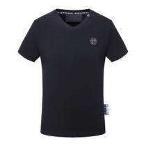 今季新作登場 半袖Tシャツ 2色可選 定番品質保証 フィリッププレイン PHIL...
