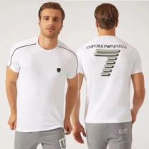 半袖Tシャツ 春夏大活躍  2色可選 超人気美品 稀少*入手困難 アルマーニ ARMANI