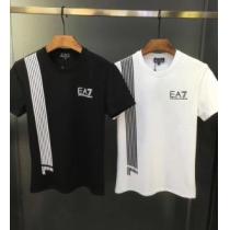 2026人気の主流アイテム 2色可選 半袖Tシャツ アルマーニ ARMANI 圧...