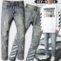 雑誌で話題の商品 Off-White オフホワイト 18新品*最安値保証 ジーン...