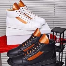 VERSACE 2色可選 ハイトップシューズ足馴染みのいいファッションの最先端！...