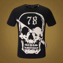 フィリッププレイン18ＳＳ美品 PHILIPP PLEIN 2色可選 半袖/Tシ...