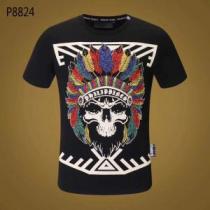 今季爆発的な人気PHILIPP PLEIN  半袖/Tシャツフィリッププレイン欧...