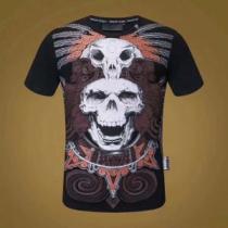 PHILIPP PLEIN2色可選 半袖/Tシャツファッショニスタ愛用吸汗性に優...