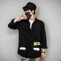 シャツ個性的なモデル2026年秋冬入荷Off-White 現代的な印象オフホワイ...