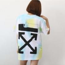 Off-White 人目を引く存在感 オフホワイト半袖/Tシャツファッション度ア...