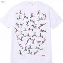 最終数量限り！ 半袖Tシャツ 格好良いアイテム シュプリーム SUPREME FW17 Christmas 最近人気一番！