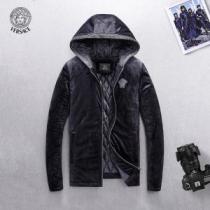 海外先行発売！　ヴェルサーチVERSACE  2色可選　定番品質保証　ダウンジャ...
