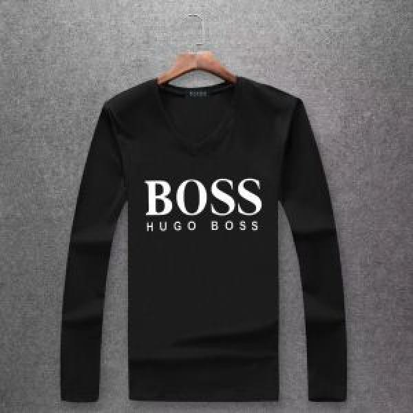 HUGO BOSS 定番品質保証多色可選 長袖/Tシャツ主役級のアイテム海外先行発売！ヒューゴボス