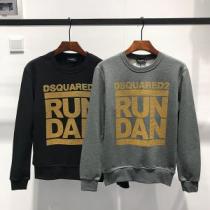 高感度アイテム　　ミックス感が溢れる　 ジップパーカー  2色可選　ディースクエアード DSQUARED2