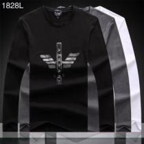 秋冬大活躍 アルマーニ ARMANI長く使える！ 3色可選 長袖/Tシャツ202...