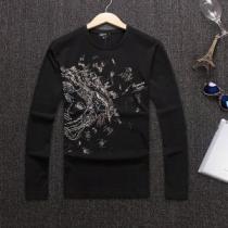 ヴェルサーチVERSACE秋冬超人気の最新作 3色可選 長袖/Tシャツ 主役級の...