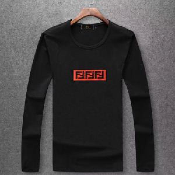 売上ランキング1位 手頃価格 フェンディ FENDI  多色可選 長袖 Tシャツ 期間限定セール
