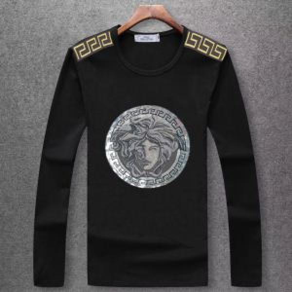 秋季超人気アイテム 今季大人気新作登場 ヴェルサーチVERSACE 多色可選  長袖 Tシャツ