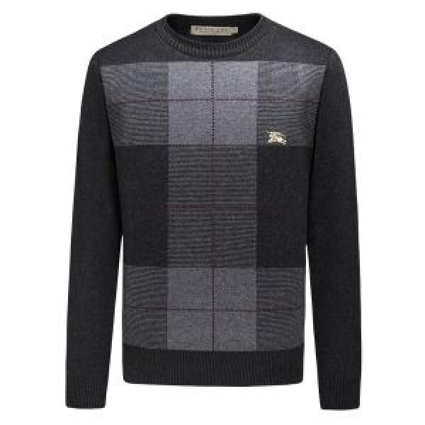2026秋冬爆買い新作BURBERRYバーバリー コピーセーターメンズ長袖クルーネックカジュアルオシャレトップス2色可選