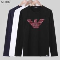 人気デザインで欲しい アルマーニ ARMANI 3色可選 超激安価格 長袖Tシャ...